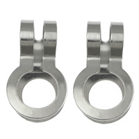 Ruostumaton teräs Helmi Vinkkejä, 304 Stainless Steel, alkuperäinen väri, 8.50x16.50x0.30mm, 1000PC/erä, Myymät erä