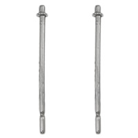 Post orecchino in acciaio inox, 316 acciaio inox, colore originale, 1.5x14.5mm, 0.7mm, 10000PC/lotto, Venduto da lotto