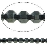 Perles hématites amagnétiques, hématite non magnétique, tambour, noire, 4x4mm, Trou:Environ 0.5-1mm, Longueur Environ 15.7 pouce, 10Strandstoron/lot, Environ 101/brin, Vendu par lot