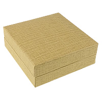 papel embalagem para pulseiras, with Linho, Quadrado, dourado, 90x33mm, 24PCs/Lot, vendido por Lot