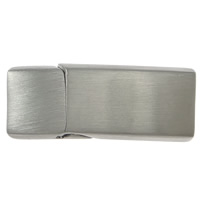 Stainless Steel Magnetic Clasp Rectangle original color Approx Sold By Lot