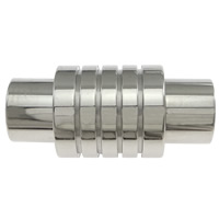 Stainless Steel Magnetic Clasp Column original color Approx 6mm Sold By Lot