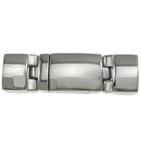 Stainless Steel Magnetic Clasp Rectangle original color Approx Sold By Lot