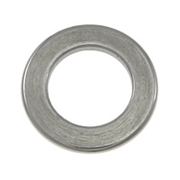 Rustfrit stål Linking Ring, Stainless Steel, Donut, oprindelige farve, 11x1mm, Hole:Ca. 6.5mm, 200pc'er/Lot, Solgt af Lot