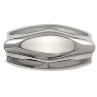 Stainless Steel Magnetska kopča, Nehrđajući čelik, Oval, izvorna boja, 25x14mm, Rupa:Približno 6mm, 10računala/Lot, Prodano By Lot