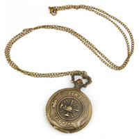 Collana orologio moda, lega in zinco, Cerchio piatto, placcato bronzo antico, Twist ovale, assenza di nichel,piombo&cadmio, 45mm, Lunghezza Appross. 31.5 pollice, 10Strandstrefolo/lotto, Venduto da lotto