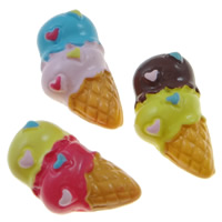 Food Resin Cabochon Ice Cream flat back Sold By Bag