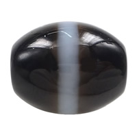 Prirodni Tibetanski Agate Dzi perle, Tibetanski ahat, Oval, pruga & u dvije nijanse, 10x12mm, Rupa:Približno 2mm, Prodano By PC