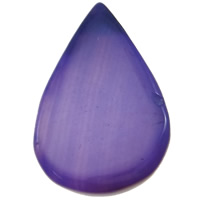 Pendentif en Agate pourpre, larme, 20x30x5.50mm, Trou:Environ 2mm, 10PC/sac, Vendu par sac