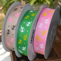 Grosgrain Ribbon printing & single-sided mixed colors  Sold By Bag