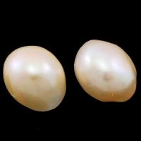 Nema rupa u kulturi Slatkovodni Pearl perle, Nuggetsi, prirodan, nema rupe, roze, 13mm, Prodano By par