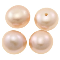 Perlas Freshwater Perforadas, Perlas cultivadas de agua dulce, Esférico, natural, perforado medio, Rosado, 8.5-9mm, agujero:aproximado 0.5mm, 30parespareja/Grupo, Vendido por Grupo