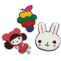 Patch de Costura -on, roupa, with lã, misto, 95x4-120x4mm, 99PCs/Bag, vendido por Bag