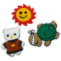 Patch de Costura -on, roupa, with lã, misto, 83x4-125x4mm, 99PCs/Bag, vendido por Bag