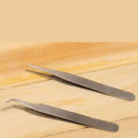 tweezers mhaisithe, Cruach dhosmálta, measctha, 115mm, 30ríomhairí pearsanta/Lot, Díolta De réir Lot