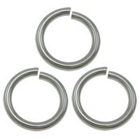 Stainless Steel Åbent Jumpring, Donut, forskellig størrelse for valg, oprindelige farve, 10000pc'er/Bag, Solgt af Bag