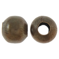 Iron korut Helmet, Rauta, Drum, antiikki kupari väri päällystetty, nikkeli, lyijy ja kadmium vapaa, 10mm, Reikä:N. 4mm, N. 300PC/laukku, Myymät laukku