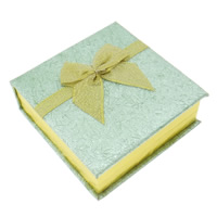 Karton karkötő Box, -val Velveteen, Négyzet, arany, 90x95x34mm, Által értékesített PC