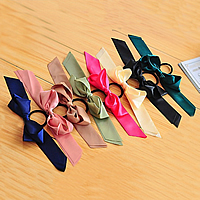 Satin Ribbon Jewelry Gruaige leaisteacha, le Rubber, Bowknot, dathanna measctha, nicil, luaidhe & caidmiam saor in aisce, 120x130mm, 100ríomhairí pearsanta/Lot, Díolta De réir Lot