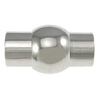 النحاس المشبك المغناطيسي, لون البلاتين مطلي, النيكل والرصاص والكادميوم الحرة, 17x10mm, حفرة:تقريبا 6mm, 100أجهزة الكمبيوتر/الكثير, تباع بواسطة الكثير