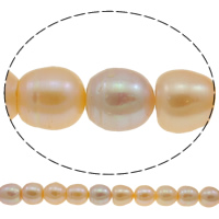 Rýže kultivované sladkovodní perle, Sladkovodní Pearl, přírodní, nachový, Grade, 11-12mm, Otvor:Cca 0.8mm, Prodáno za 15.3 inch Strand