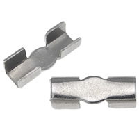 Kæden Terminator i rustfrit stål, Stainless Steel, oprindelige farve, 9x3.5x2mm, 2mm, 2000pc'er/Lot, Solgt af Lot