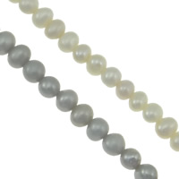 Kartoffel ferskvandskulturperle Beads, Ferskvandsperle, flere farver til valg, klasse A, 3.8-4.2mm, Hole:Ca. 0.8mm, Solgt Per Ca. 15 inch Strand