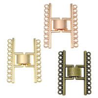 Zinc Alloy Fold Over Clasp plated nickel lead & cadmium free Approx 1mm Sold By Lot