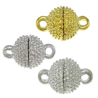 Zinc Alloy Magnetic Clasp Round plated single-strand nickel lead & cadmium free Approx 2mm Sold By Lot