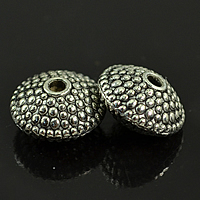 Zinek Spacer Beads, Podšálek, starožitné barva postříbřená, nikl, olovo a kadmium zdarma, 11mm, Otvor:Cca 2mm, 500PC/Lot, Prodáno By Lot