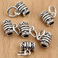 Thailand Sterling Silver Bail Bead, Buis, 7x11.2mm, Gat:Ca 3.5mm, 10pC's/Bag, Verkocht door Bag