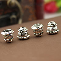 Zink Alloy Bead Cap, antik silver pläterad, nickel, bly och kadmium gratis, 9mm, Hål:Ca 2mm, 1000PC/Lot, Säljs av Lot