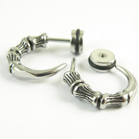 Stainless Steel Stud Earrings blacken Sold By Lot