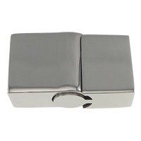 Stainless Steel Magnetic Clasp Rectangle original color Approx Sold By Lot