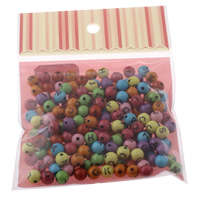 Alphabet Acrylic Beads mixed & solid color  Approx 1mm Approx Sold By Bag