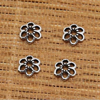 An Téalainn Sterling Silver Bead Cap, Flower, 5mm, Poll:Thart 1mm, 300ríomhairí pearsanta/Lot, Díolta De réir Lot