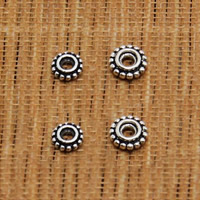 Thailand Sterling Silver Spacer Kralen, Bloem, verschillende grootte voor keus, Verkocht door Lot