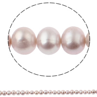 Grânulos pérolas cultivads de água doce, Pérolas de água doce, Batata, naturais, roxo claro, Grade A, 8-9mm, Buraco:Aprox 0.8mm, vendido para 15 inchaltura Strand