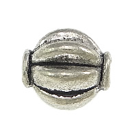 Bijoux de perles en alliage de Zinc , lanterne, Plaqué de couleur d'argent, protéger l'environnement, sans nickel, plomb et cadmium, 6x6mm, Trou:Environ 1.5mm, 500PC/lot, Vendu par lot