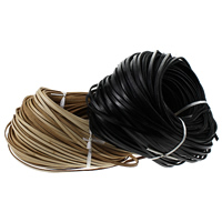 Marhabőr Cord, több színt a választás, 5x2.50mm, 100m/Lot, Által értékesített Lot