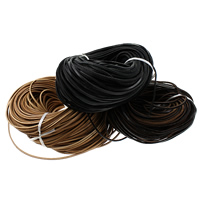 Marhabőr Cord, több színt a választás, 3x2.50mm, 100m/Lot, Által értékesített Lot