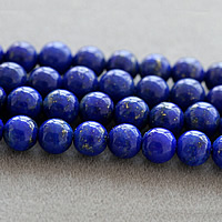 Naturliga Lapis Lazuli Bead, Rund, olika storlek för val, Säljs av Lot