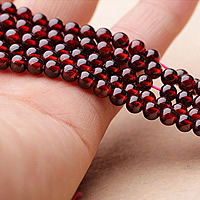 Naturlig granat perler, Garnet, Runde, Januar Birthstone & forskellig størrelse for valg, Grade AAAAA, Solgt af Lot