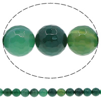 Coirníní Glas Agate Nádúrtha, Agate Glas, Babhta, méid éagsúla do rogha & ilghnéitheach, Poll:Thart 1mm, Fad Thart 15 Inse, Díolta De réir Lot