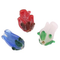 Mischschmucksachen, Lampwork, handgemacht, gemischt, 7-9mm, Bohrung:ca. 2mm, 50PCs/Tasche, verkauft von Tasche