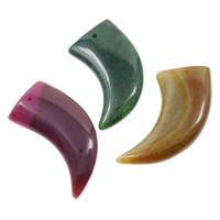 Draken Veins Agate Hänge, blandad, 30-50mm, 52-60mm, Hål:Ca 1mm, 20PC/Bag, Säljs av Bag