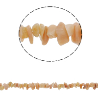 Gemstone čipy, Gemstone Chips, Pomfrity, 5-8mm, Otvor:Cca 0.8mm, Cca 260PC/Strand, Prodáno za Cca 33 inch Strand