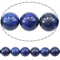 Sintetico lapislazzuli, perle, lapis sintentico, Cerchio, 12mm, Foro:Appross. 1.2mm, Lunghezza Appross. 15.5 pollice, 5Strandstrefolo/lotto, Appross. 32PC/filo, Venduto da lotto