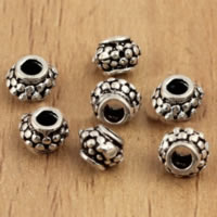 Thajsko Sterling Silver Korálky, Rondelle, 5x3.60mm, Otvor:Cca 2mm, 100PC/Lot, Prodáno By Lot