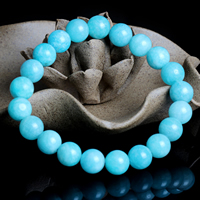 Bracciali Amazonite naturale, amazzonite, Cerchio, lunghezza differente per scelta & formato differente per scelta, AAAAA Grade, Venduto per Appross. 7.5 pollice filo